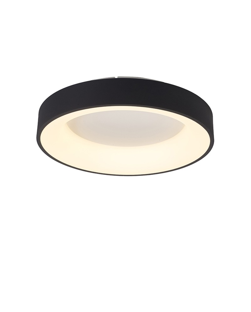 ***OFER/DES*** NISEKO * PLAFÓN REDONDO LED 45 CM - 3000K - NEGRO